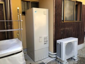 2021年3月8日奈良県大和高田市　にてエコキュート施工工事を実施いたしました。